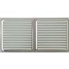 Brinox B70540A - Griglia di ventilazione in alluminio, 20 x 40 cm