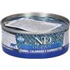 Farmina N&D Ocean con Tonno Calamaro e Gamberetto Wet Food per Gatti Adult 70 g Mangime