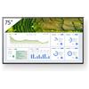 Sony Monitor digital signage Led 75'' Sony Bravia FW-75BZ30L 4K Ultra HD 3840x2160p/8ms/Classe F/Nero [FW-75BZ30L]