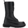 CafèNoir Stivaletti stringati con zip e tacco 4cm