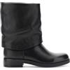 CafèNoir Tronchetti in pelle con risvolto e tacco 3cm