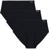 Under Armour Perizoma Intimo da Donna, Confezione da 3, Nero - Nucleo, Medium