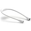 LiebeWH Luce per Lettura Libri a Letto Luce da Collo Lampada da Lettura USB 3 Livelli di Luminosità Lampada da Libro Ricaricabile per la Lettura Luce Lettura Libro Notturna Flessibile a LED a 360° (Bianco)