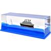 DEARBAG Nave da Crociera Fluid Drift Bottiglia, Acrilico Titanic Cruise Ship Fluid Drift Bottle, Non Affondare Mai La Decorazione della Nave A Deriva Fluid, Sollievo dello Stress, per Decorazione (C)
