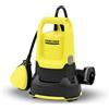 KÄRCHER Elettropompa a Immersione SP 9.000 Flat ad Aspirazione Piatta, Portata 9.000 l/h, Max Profondità d'Immersione 7 m, Per Acque Scure con Particelle Fino a 5 mm, Altezza Acqua Residua 1 mm