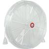 La Ventilazione AE200 Aeratore termico per finestre funicelle di apertura e chiusura aria, diametro 210 mm, Trasparente Similvetro