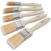 Hamilton For The Trade - Pennelli a punta fine, confezione da 5, 2,5 cm, 3,8 cm, 5,1 cm, marrone