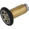 Amig - Cuscinetto Box Doccia | Set di 2 Unità | Ø 20/17 mm | Cuscinetto Frontale e Vite M4x25 | Per Porta Scorrevole Doccia | Poliammide Nero