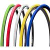 Ecovelo' COPERTONCINI COLORATI 700X23C (23-622) PNEUMATICI SLICK FIXED PER BICICLETTA DA CORSA GOMME STRADA ROAD (BIANCO)