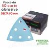 Festool 50pz carta abrasiva VOC velcro Delta 90 mm - Festool®