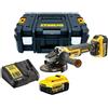 DeWalt Smerigliatrice elettrica mola angolare 125mm batteria 18v brushless 5.0ah dewalt