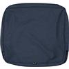 Classic Accessories Montlake Water-Resistant 21 x 22 x 4 pollici Patio Back Cushion Slip Cover, Heather Indigo Blue