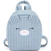 Mini zaino in velluto Mofu Mofu Blu Originale By Franco Cosimo Panini