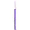 Tulip Etimo Murasaki Uncinetto - Uncinetto Ergonomico in Alluminio con Impugnatura Softgrip, Leggero e Punta Liscia per Tutti i Tipi di Filato, Manico Viola, 6.50mm - 1 Pezzo