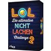 RIVA LOL - Die ultimative Nicht-lachen-Challenge 2: Mit neuen Witzen, Flachwitzen und Scherzfragen. Teil 2 des Bestseller-Spiels. Ab 8 Jahren. Das perfekte Partyspiel