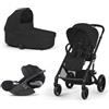 Balios Promo - Cybex Gold Trio New Balios S Lux Moon Black Telaio Black Con Cloud T 2025