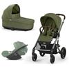 Balios Promo - Cybex Gold Trio New Balios S Lux Moss Green Telaio Taupe Con Cloud T 2025