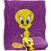 LOGOVISION Looney Tunes Tweety Bird Character Coperta super morbida al tatto setoso - 152 x 127 cm