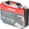 TIMco - Kit di punte per legno piano, per falegname, 5 pezzi