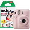 instax Fujifilm Instax Mini 12 - Fotocamera istantanea con confezione da 20 pellicole, colore: Rosa
