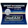 NipEaze Coprimezzoli da Uomo, 100 Pezzi (50 Paia), Copricapezzoli da Uomo, Anti-sfregamento, per Corsa e Corsa, Trasparente/Trasparente, Full Size