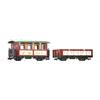 ROCO 6230001 - SET 2 CARRI DI NATALE IN SCALA 0e - SCARTAMENTO BINARIO H0