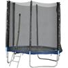 DecHome Trampolino Elastico con Scaletta e Rete di Sicurezza Blu A3450BUAO69 DecHome