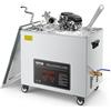 VEVOR Pulitore a Ultrasuoni da 50 L, Macchina per la Pulizia a Ultrasuoni Professionale con Cestello di Pulizia e Display Digitale, in Acciaio Inox da 840 W e 40 kHz con Ruote per Parti, Carburatori