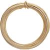 Vaessen Creative Filo di Ferro Modellabile da 37 m x 2,5 mm Light Gold - Filo Flessibile per Creazioni Floreali, Realizzazione di Gioielli e Modellismo