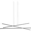 Linea Light Straight Sospensione 3 Barre 152 cm