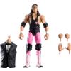 Mattel WWE Elite Collection Action Figure & Accessori, Premium Live Event Bret Hart Set, Wrestlemania con Howard Finkel Build-A-Figure Parts