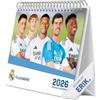 Grupo Erik: Calendario 2026 da Scrivania Real Madrid | Calendario da Tavolo 2026, Planner 2026 - Mensile da Tavolo | Prodotto Ufficialmente con Autorizzazione Real Madrid