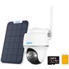Reolink 3G/4G LTE Telecamera con Sim 32G microSD Card 5MP 360° PTZ Videosorveglianza
