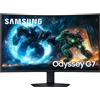 Samsung Monitor Gaming Odyssey G7 - G75F da 37" UHD Curvo