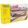 NOCH® Ponte ad arco in pietra, taglio laser, set di ponti, 18,5 x 4 cm, per scartamento N, perfetto per paesaggi e diorami