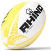 Rhino Touch - Pallone da rugby bianco/giallo fluo