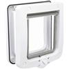 TRIXIE Sportello a 4 vie, impermeabile e silenzioso, 20 x 22 cm, colore: bianco