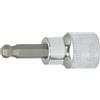 KS Tools 918.3870-E 3/8 Bussola p.viti a esagono incassato c.testa sferica CHROME 3mm su rimorchio