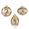 GOODWILL Pendente Di Natale Scale Cm 10 Oro Trasparente