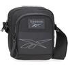Reebok Columbus Borsa a tracolla media nero 17 x 22 x 8 cm Poliestere by Joumma Bags