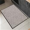 Wash+Dry Tappeto Duo Latte 60x90cm, Adatto per Interni ed Esterni, Lavabile