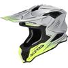 Acerbis Casco Moto Cross Enduro Acerbis AIRSTRIKE-X Grigio Giallo Fl