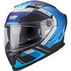 MT Helmets Casco Moto Integrale Mt Helmets BRAKER SV INCEPTION B7 Blu N