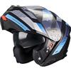 MT Helmets Casco Moto Modulare P/J Mt Helmets GENESIS SV STROKE B7 Blu