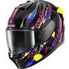 Shark Casco Moto Integrale Shark D-SKWAL 3 FAWN Nero Viola Giallo