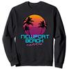 Stile OC Surf Newport Beach California Retro anni '80 Felpa
