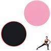 HBYMYDA 2 Pezzi Core Sliders Fitness Disco Scorrevole Slider Fitness Dischi per Esercizi diesercizi Addominali casa Palestra Tappeto Pavimenti Duri