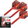 Target Darts Star Wars Darth Maul K Flex Alette e Aste Integrate per Freccette | Confezione da 3 K-Flex, N. 2 | Disney K-Flex Accessori, Corto (19mm)