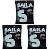 Saila - Confetti Alla Liquirizia Italiana, Confettini Teneri, Senza Glutine, Incartati Singolarmente - 100 G (Confezione da 3)