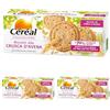 Céréal Biscotti alla Crusca d'Avena, ricchi in fibre d'avena, 8 monoporzioni, 144 g (Confezione da 3)